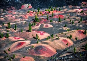 Painted dunes are among those places in the world that look like from another planet 